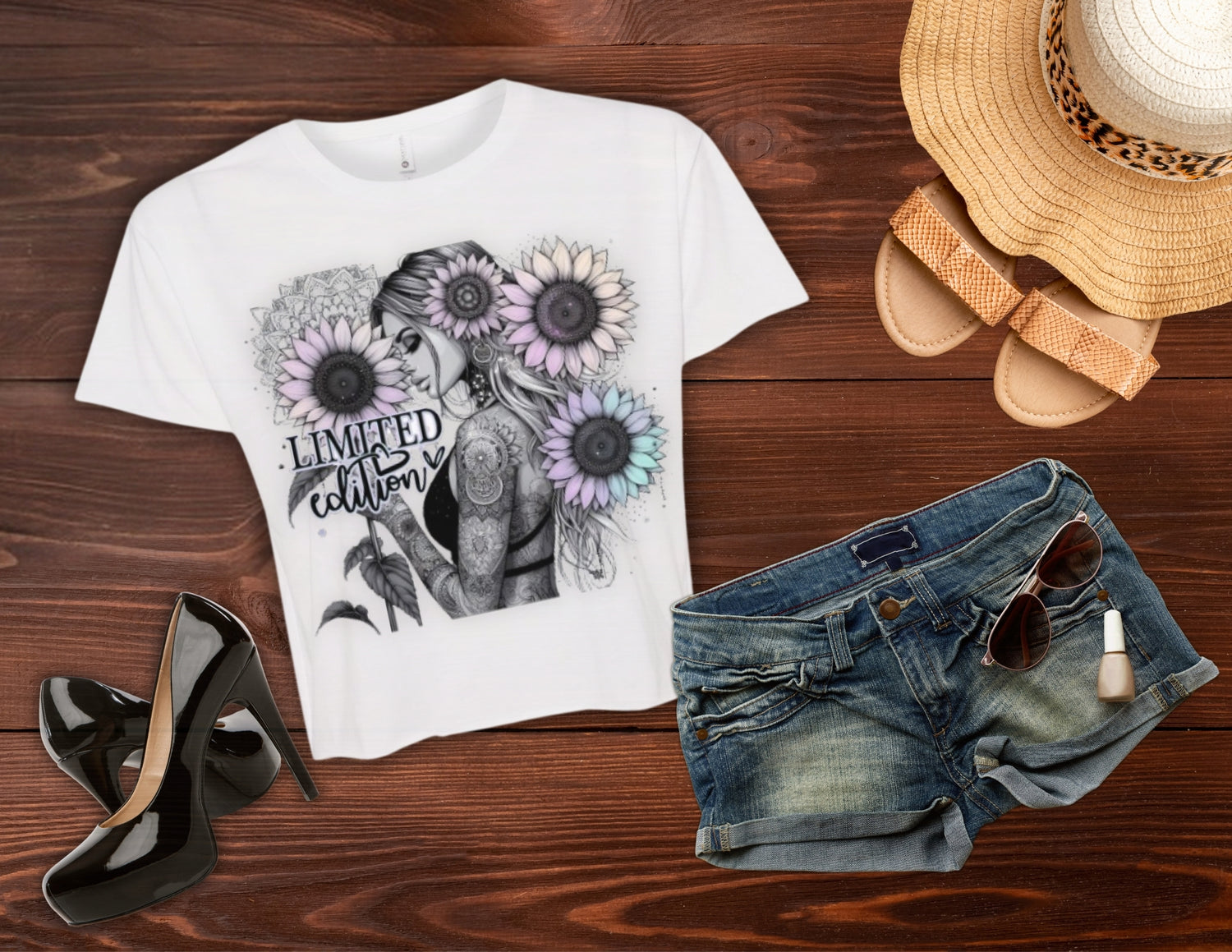 Inspiration and Empowerment Crop Top for Women