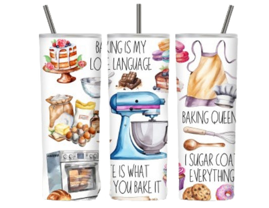 Baking Queen(20 oz Queen Tumbler Design)