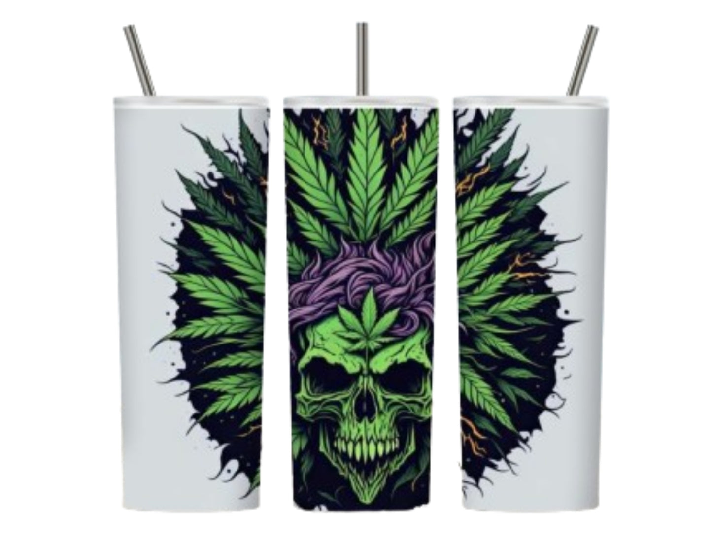 Weed Hair 20 oz Weed Tumbler Design