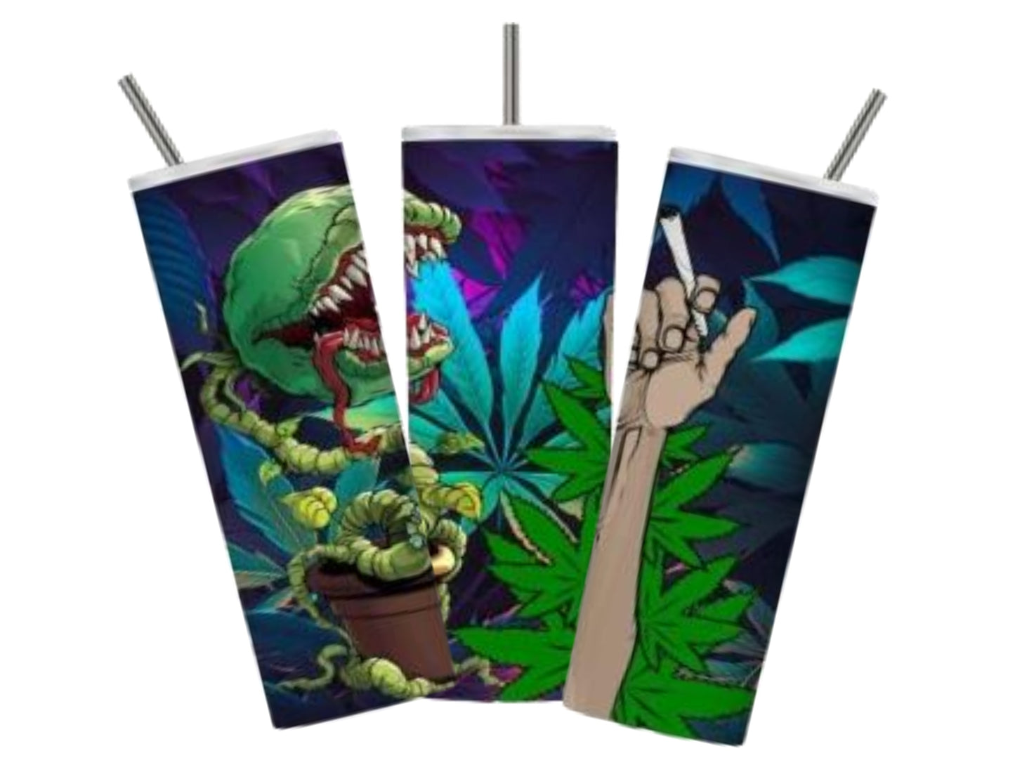 Angry Weed Plant (20 oz Weed Tumbler Design)