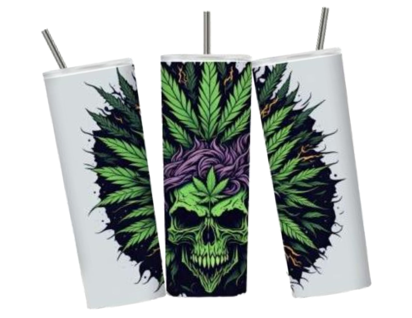 Weed Hair 20 oz Weed Tumbler Design